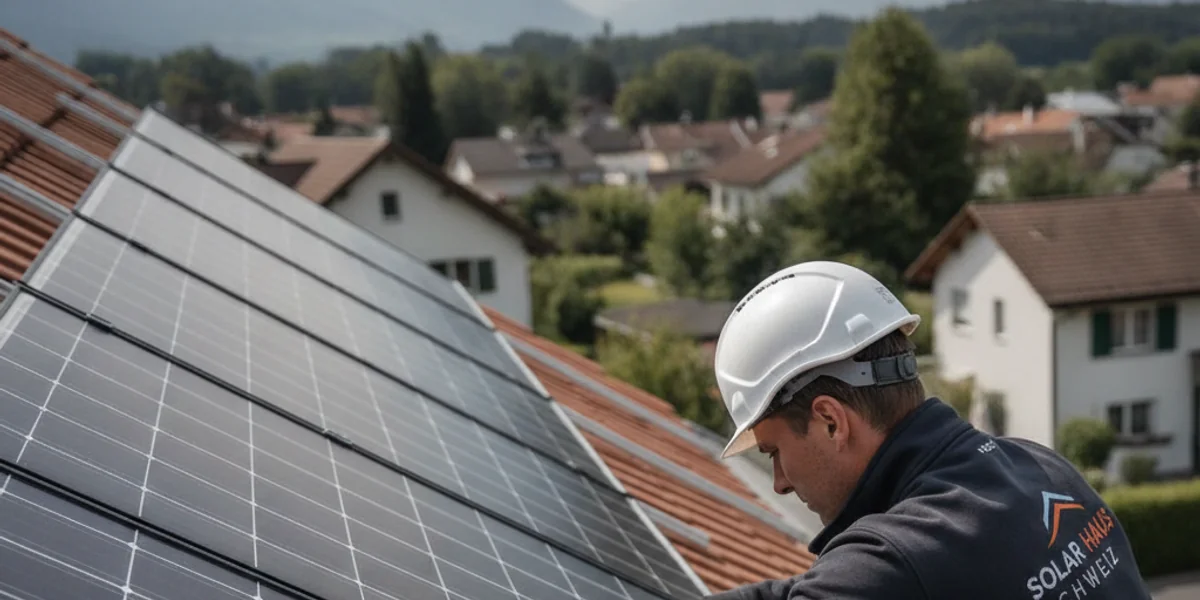 Photovoltaik-Installation durch zertifizierten Solarteur in Baden